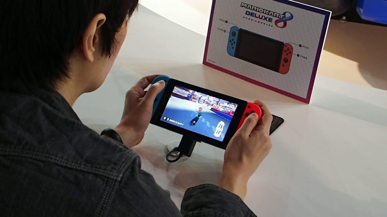 マリオカート8 デラックスの携帯モード - YouTube