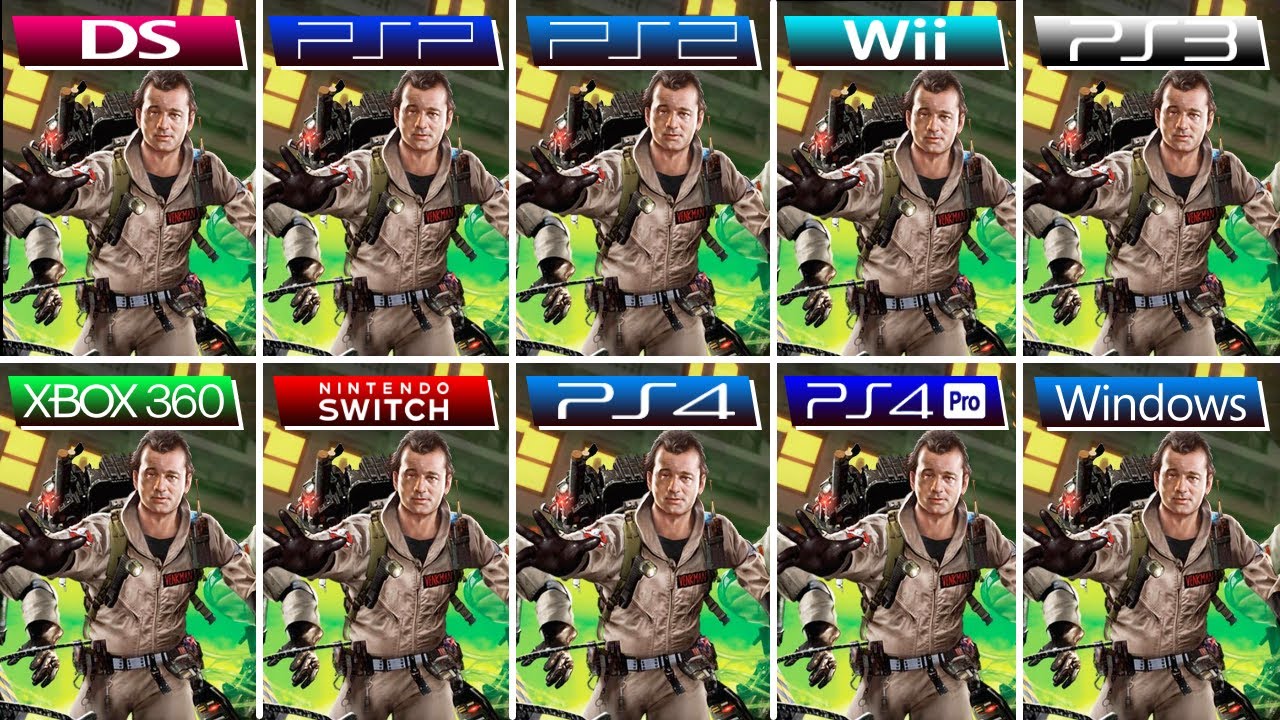 Ghostbusters (2009) DS vs PSP vs PS2 vs Wii vs PS3 vs XBOX 360 vs