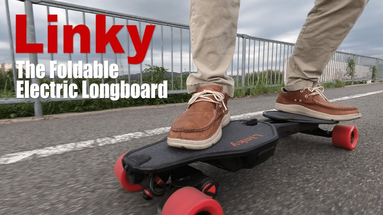 初めての電動スケボー!!!【Linky The Foldable Electric Longboard