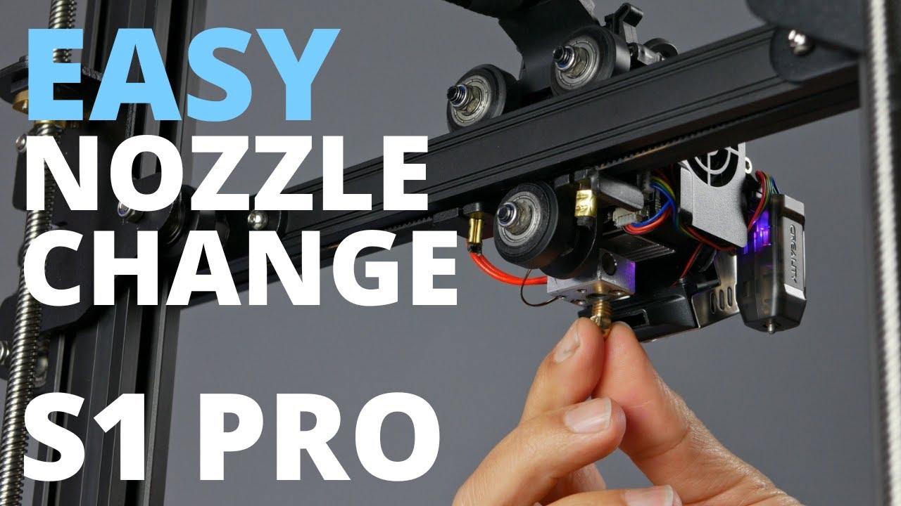 How to Change Your Nozzle On the Ender-3 S1 Pro - YouTube