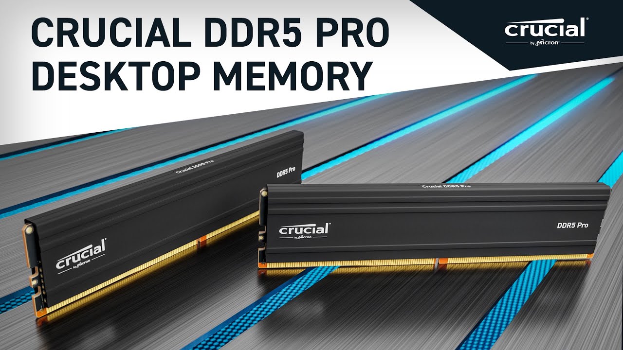 Crucial Pro 32GB Kit (16GBx2) DDR5-5600 UDIMM | CP2K16G56C46U5