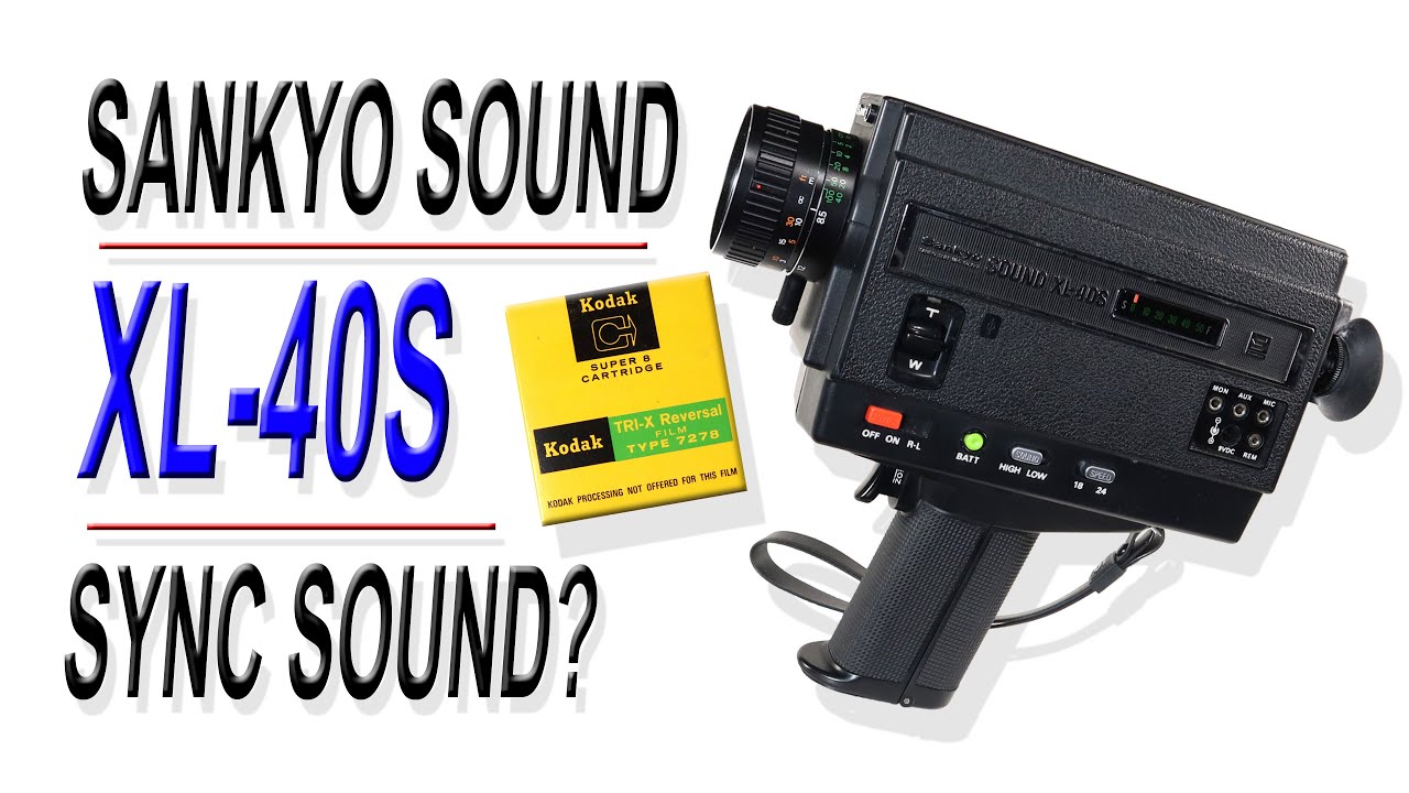 Sankyo Sound XL-40S Super 8 Camera Breakdown | Vintage Kodak Tri-X