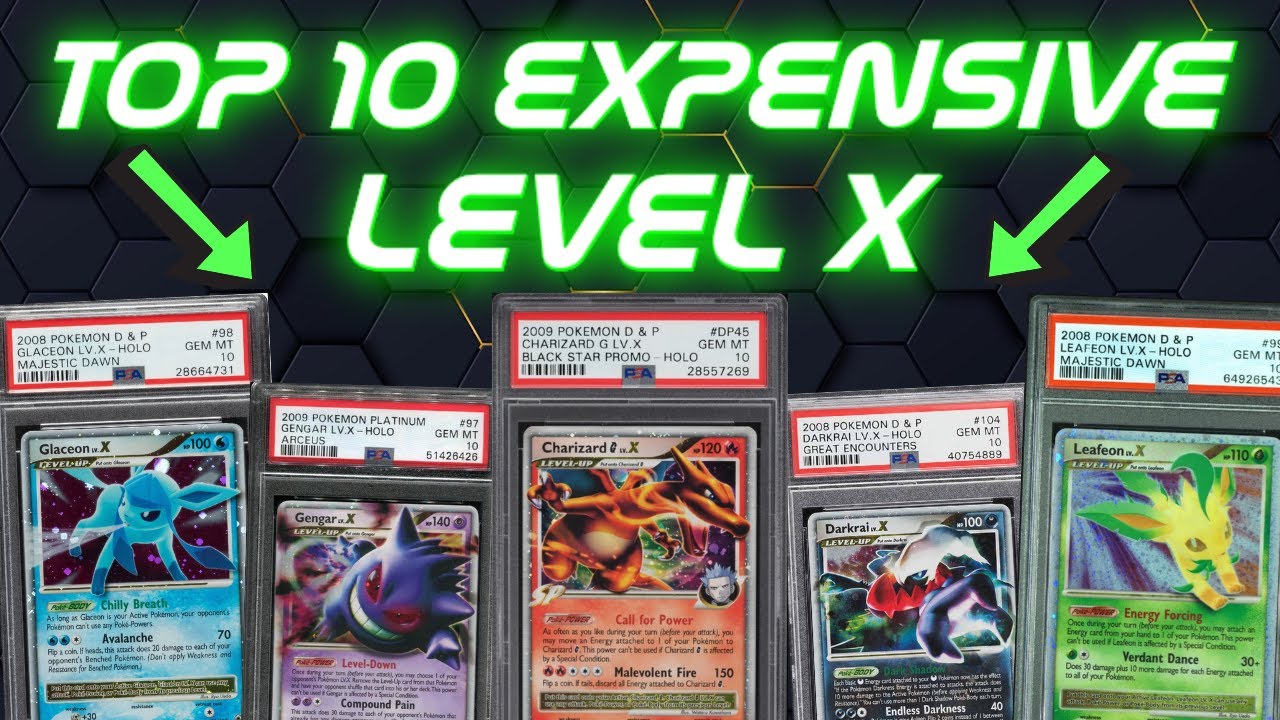 Top 10 Expensive LEVEL X Pokemon Cards! - YouTube