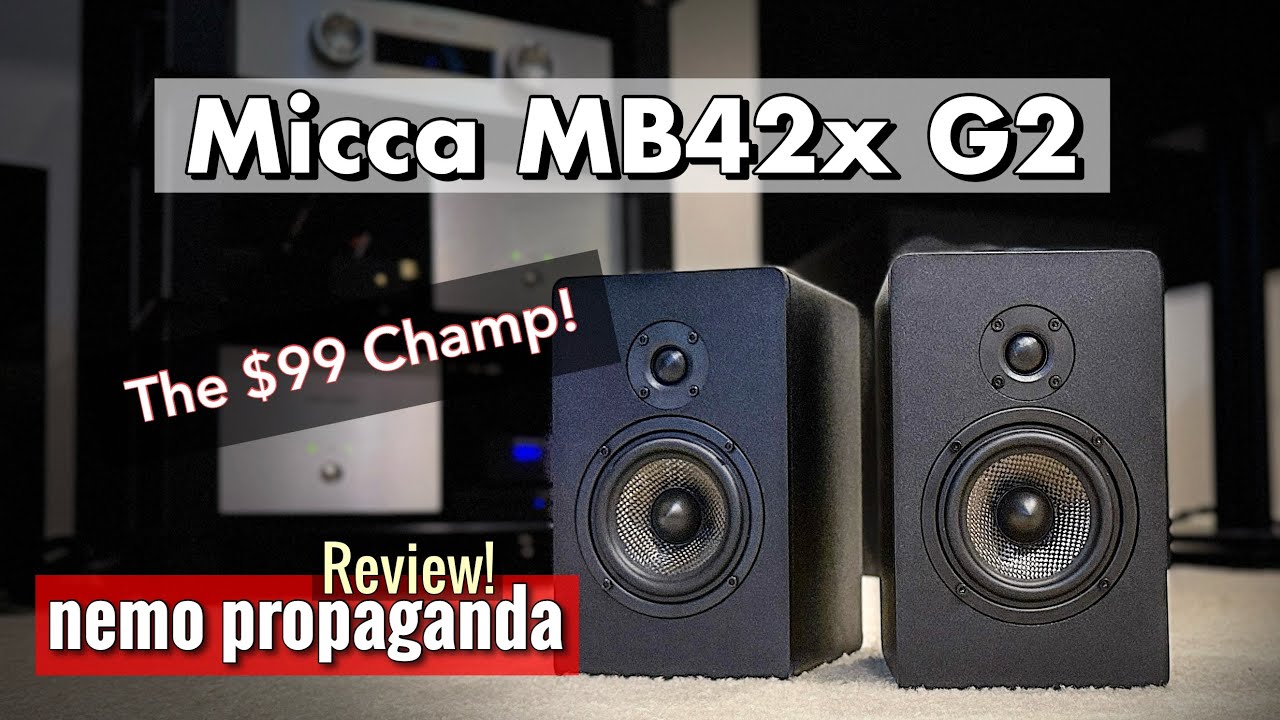 Solid Performance Under $100? Micca MB42X G2 Review! - YouTube