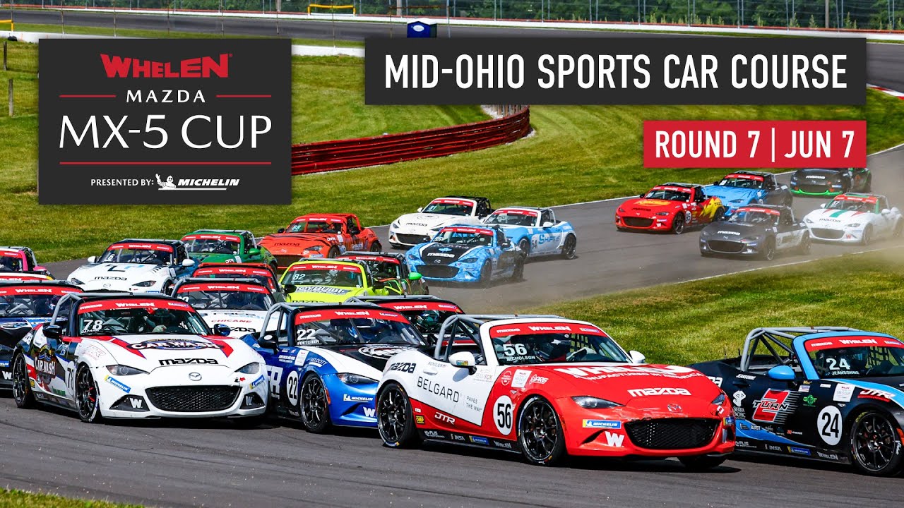 Mazda MX-5 Cup 2025 | Round 7 - Mid-Ohio | Livestream - YouTube