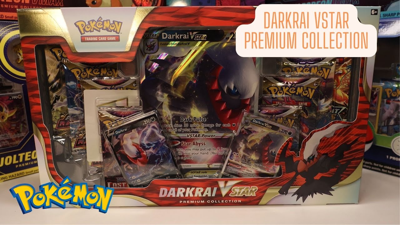 Pokémon] Darkrai VStar Premium Collection Box Opening! - YouTube