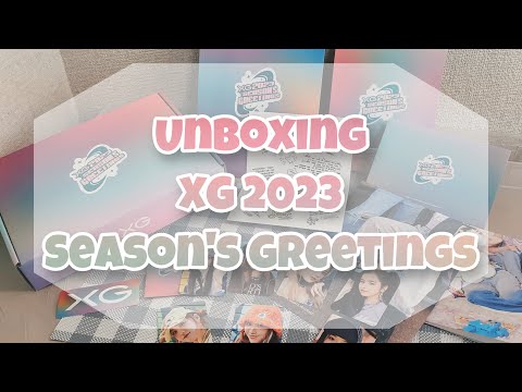 XG - 2023 シーグリ開封動画 グッズ - Unboxing Season's Greetings