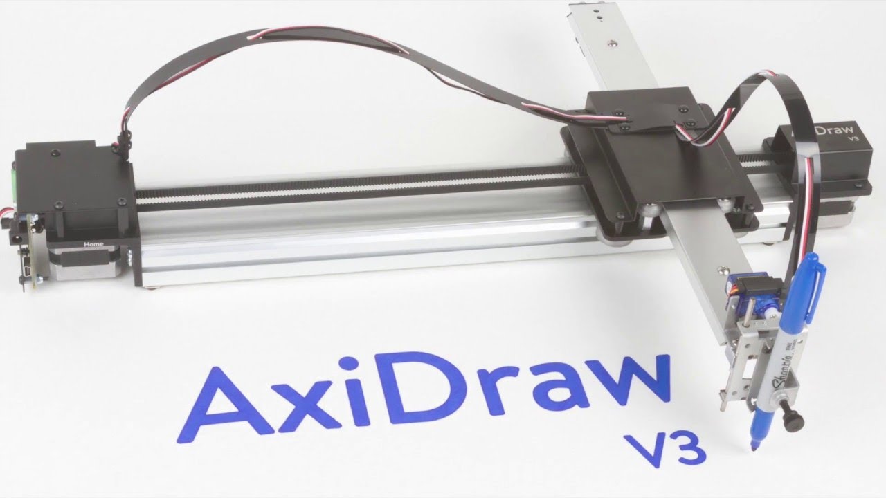 AxiDraw v3 Personal Writing & Drawing Robot - YouTube