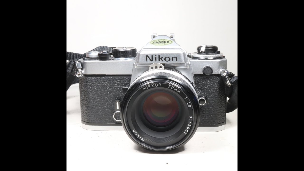 Nikon FE シルバー NIKKOR 50mm F1.8 レンズ Nikon FE with 50mm f/1.8