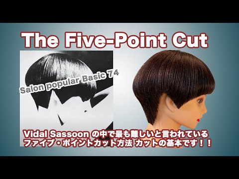 Vidal Sassoon The Five-Point Cut Salon popular Basic 74 - YouTube