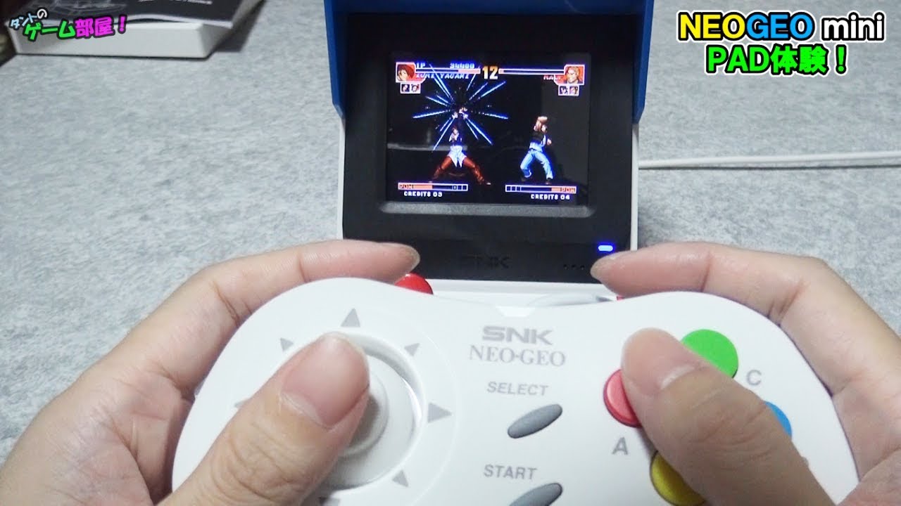 NEOGEO mini PAD】ネオジオミニ純正コントローラーやっとキター