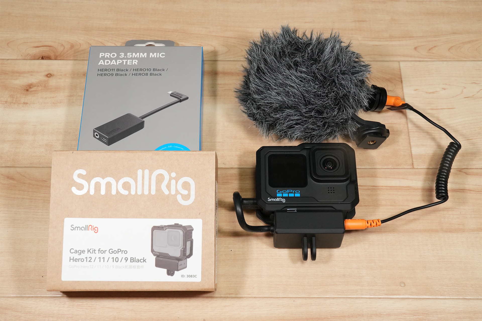 go pro 9 換えバッテリー付き、別売りマイク付き