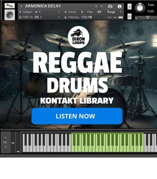 Reggae Drums - Kontakt Library - dixonloops.com