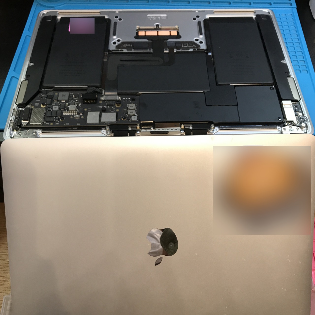 MacBook Air (M1, 2020) いつの間にかの液晶割れ 部品交換 修理