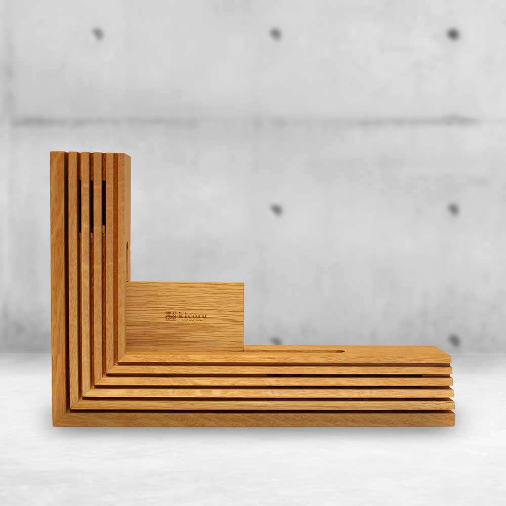 kicoeLe［オーク-louver type］木製スピーカー | kicoru