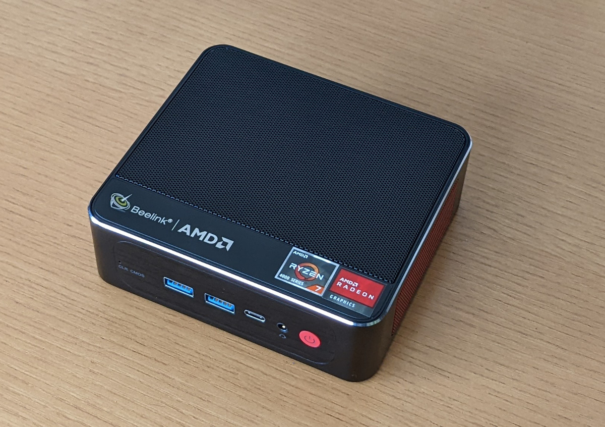 Beelink SER4の実機レビュー － Ryzen 7 4800U搭載、高い筐体品質で