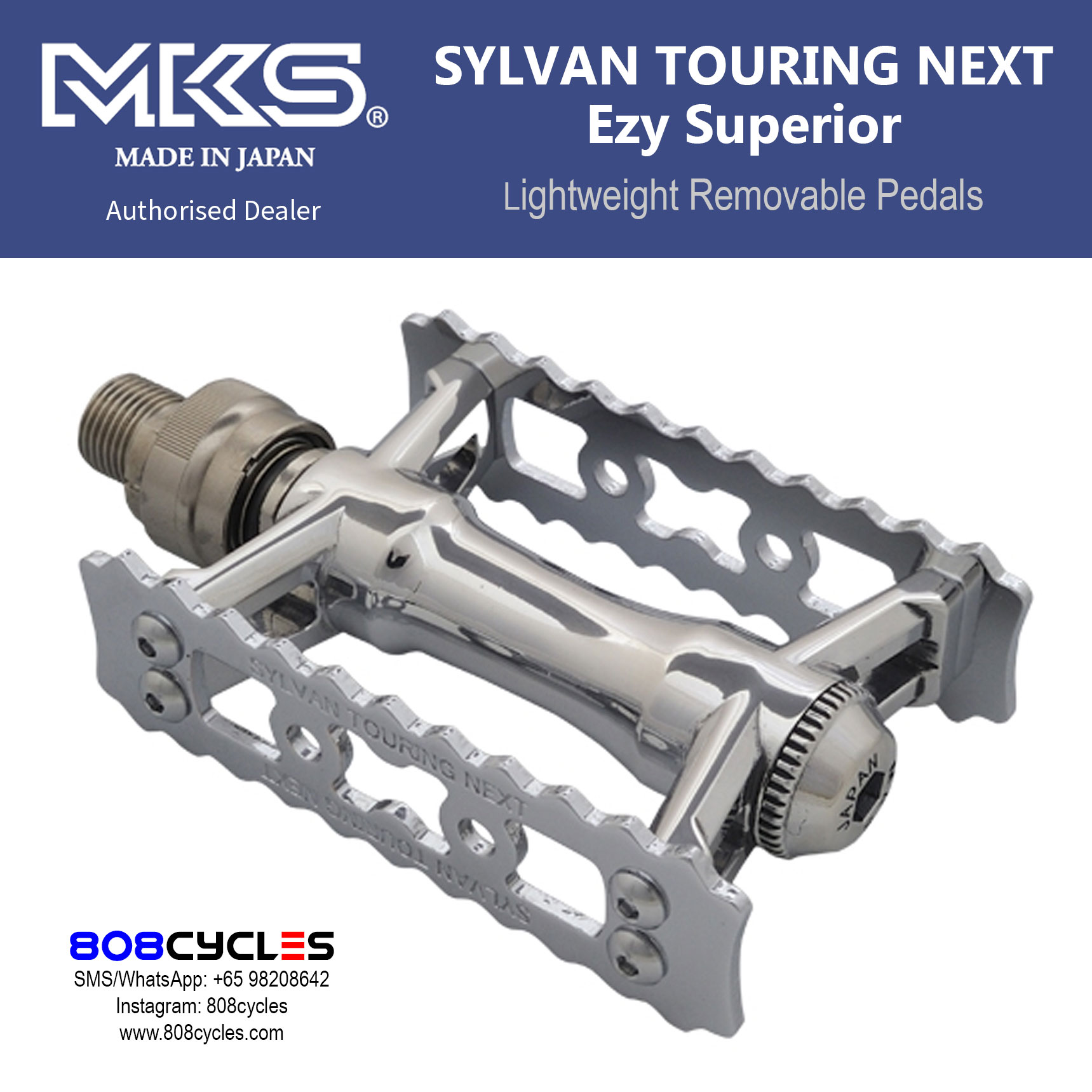 MKS SYLVAN TOURING NEXT Ezy Superior – 808 Cycles