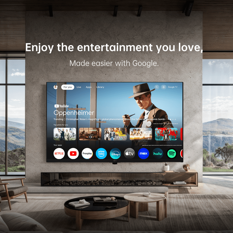 FPD 32-inch HD Smart TV with Google TV - Voice Remote Control