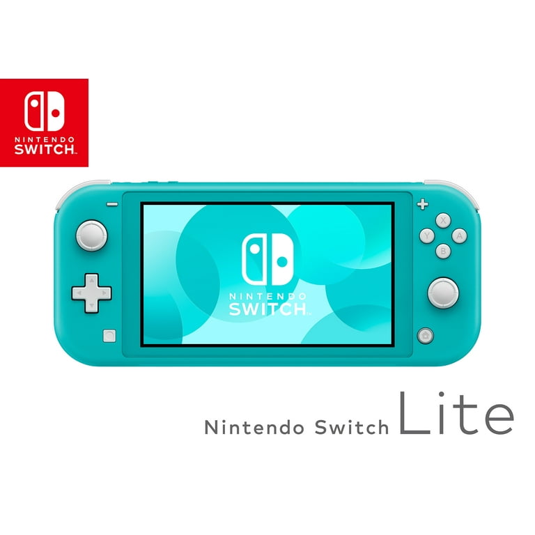 Nintendo Switch Lite Turquoise Bundle with 128GB Micro SD Card and
