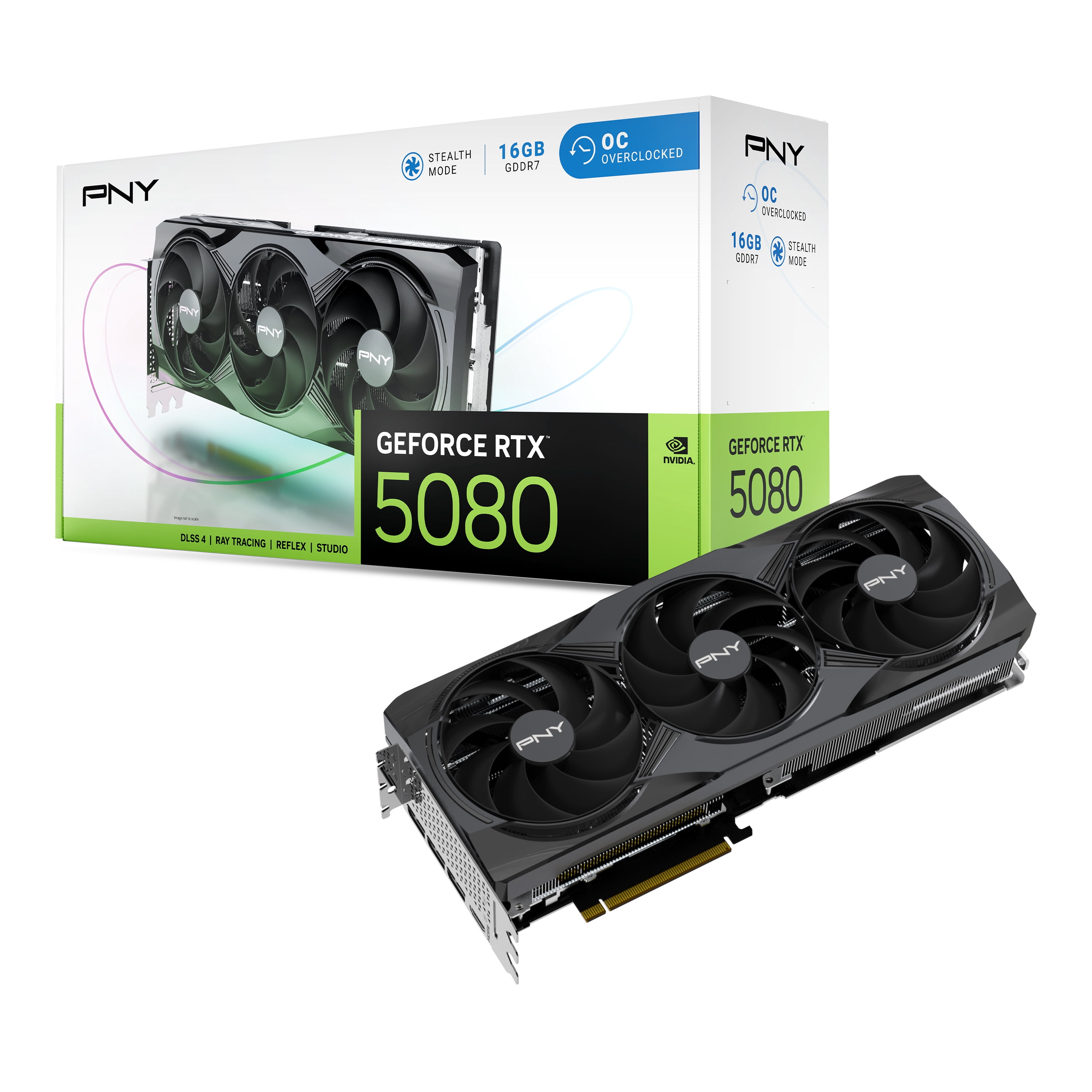 PNY NVIDIA GeForce RTX™ 5090 OC Triple Fan, Graphics Card 32GB