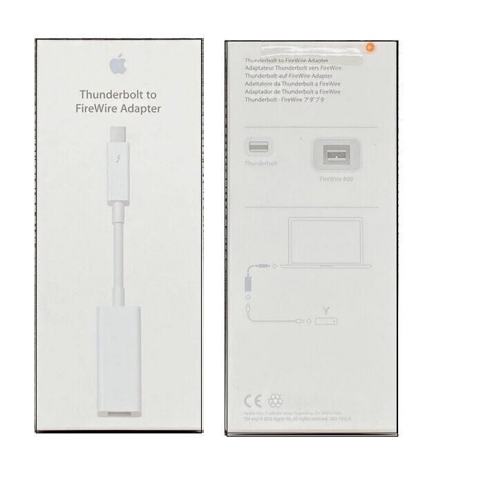 Apple Adapters, Thunderbolt to FireWire Adapter, Compact Design