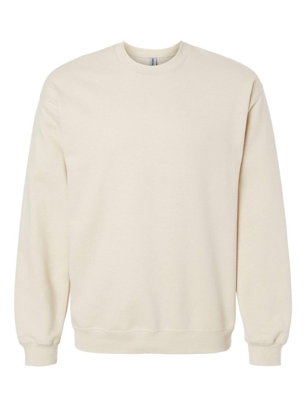 Gildan Softstyle Crewneck Sweatshirt Sweater - Sand, Size: 2XL