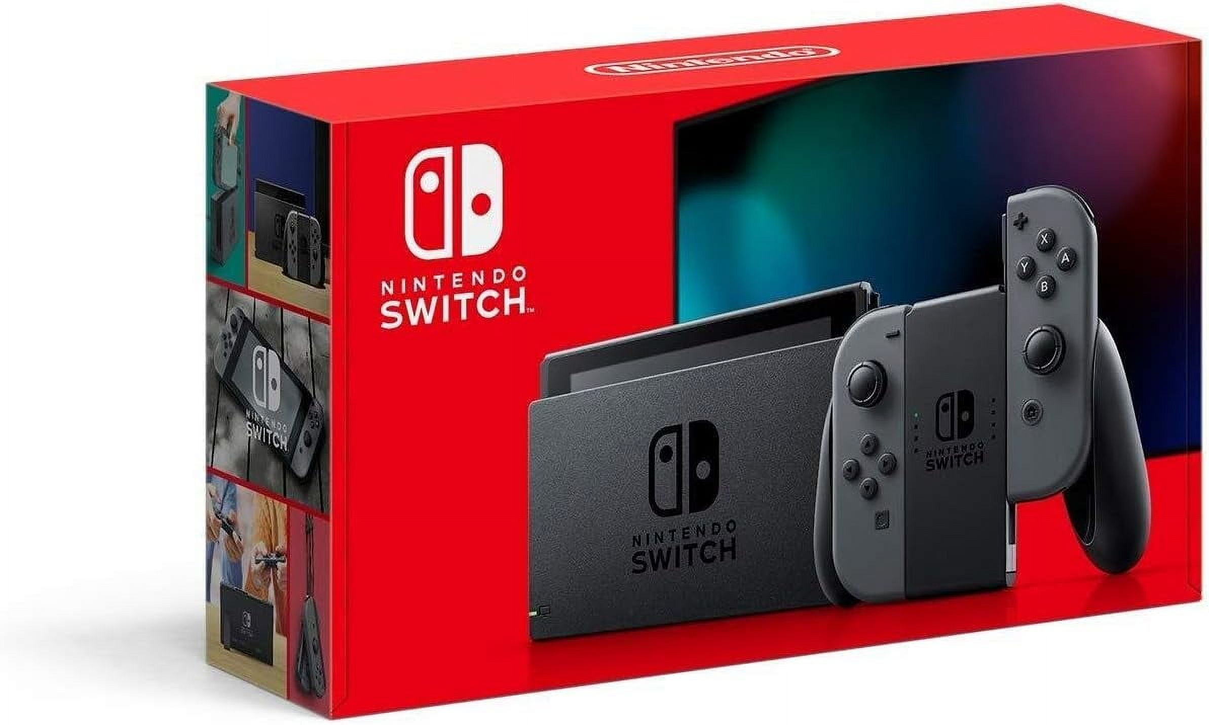 Nintendo Switch Console with Gray Joy-Con -(Japan Version