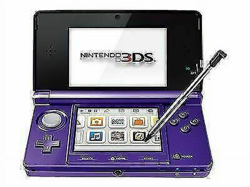 Restored Nintendo 3DS Midnight Purple (Refurbished) - Walmart.com