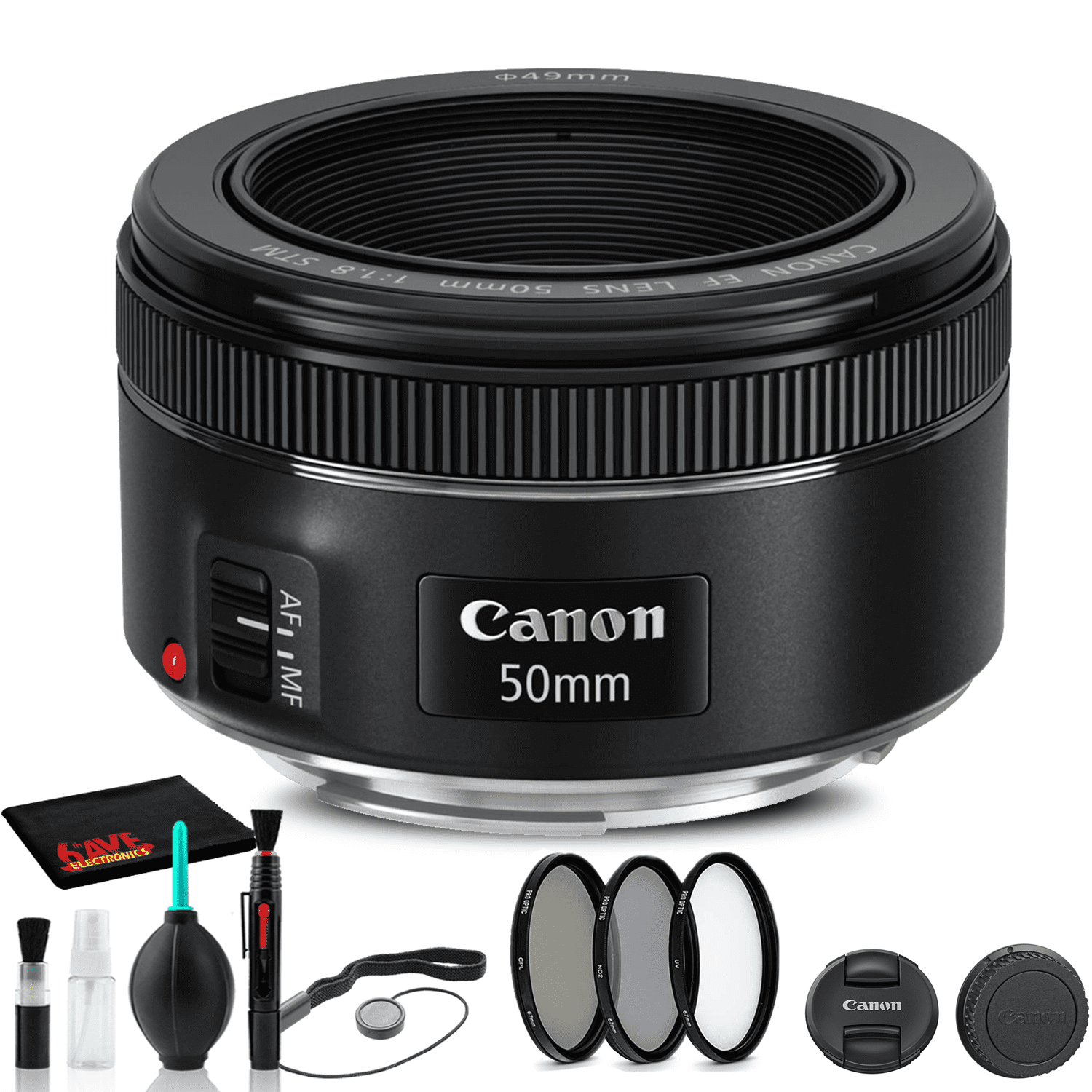 Canon EF 50mm f/1.8 STM Lens, Bright Aperture, Super Spectra