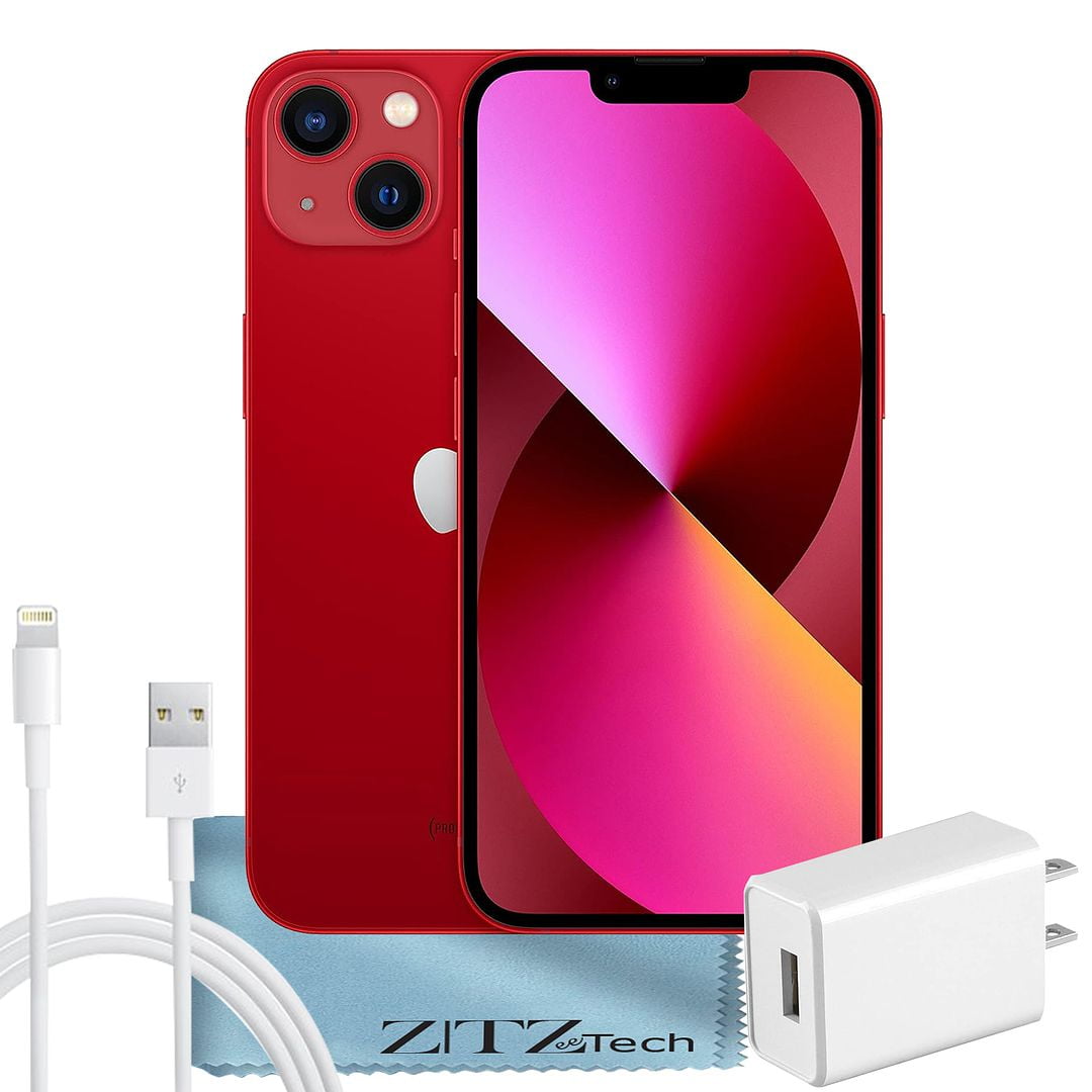 Apple iPhone 13, 128GB, Red - Unlocked - Certified Refurbished