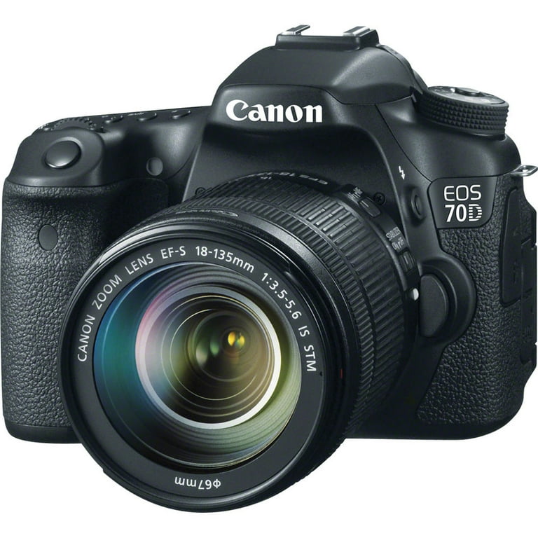 Canon EOS 70D Digital SLR Camera with 18-135mm STM Lens - Walmart.com