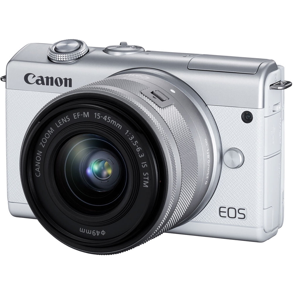 Canon EOS M200 Professional Mirrorless Digital Camera, 15-45mm
