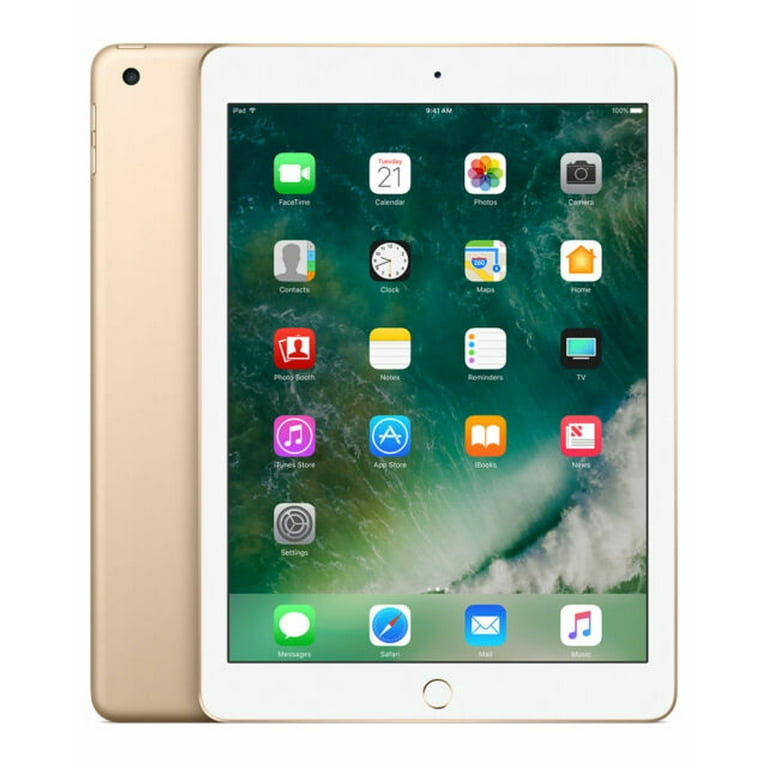 Pre-Owned Apple iPad 5th Gen A1822 (WiFi) 32GB Gold - Walmart.com