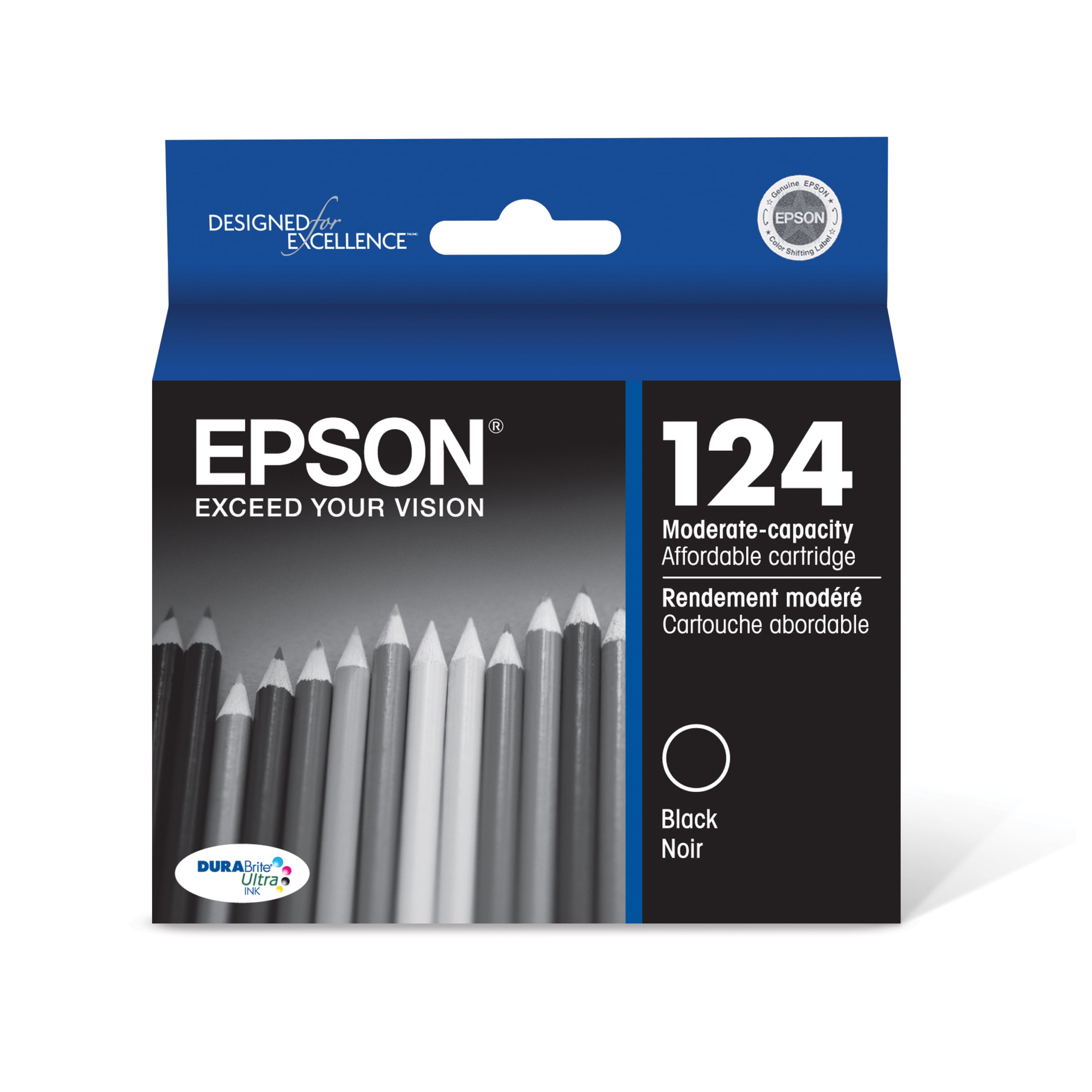 EPSON 124 DURABrite Ultra Ink Standard Capacity Black Cartridge
