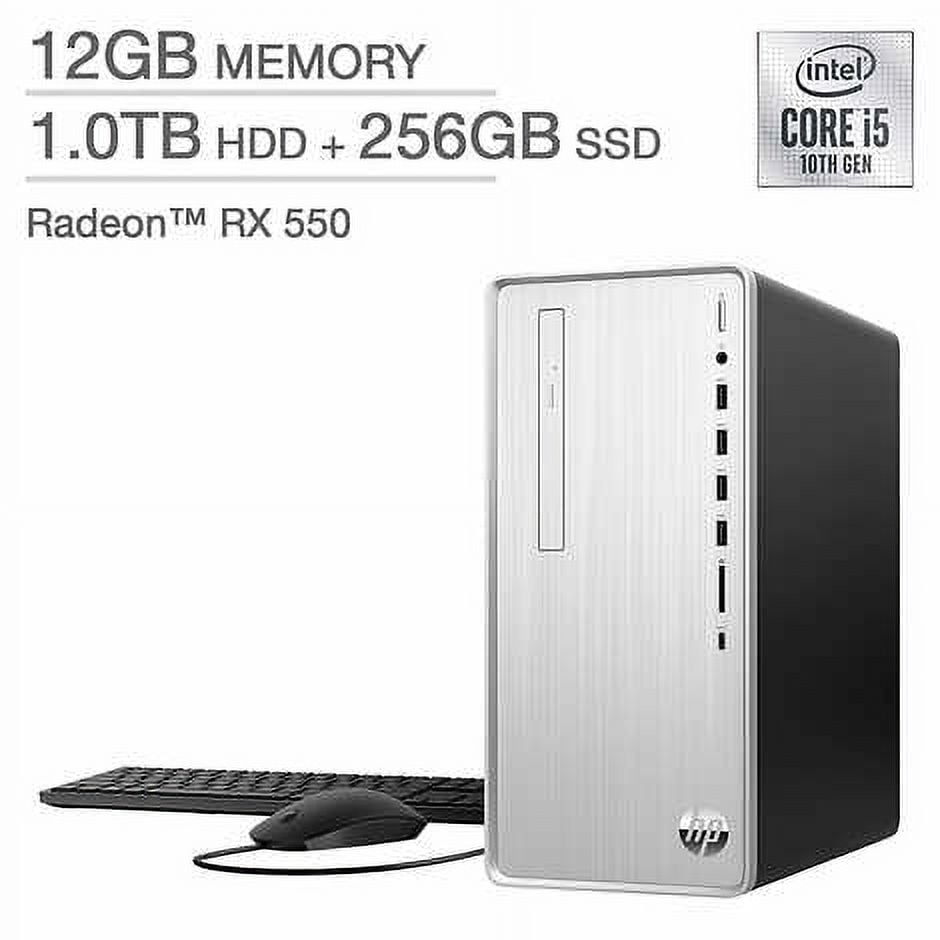 HP Pavilion Desktop - 10th Gen Intel Core i5-10400F - AMD Radeon