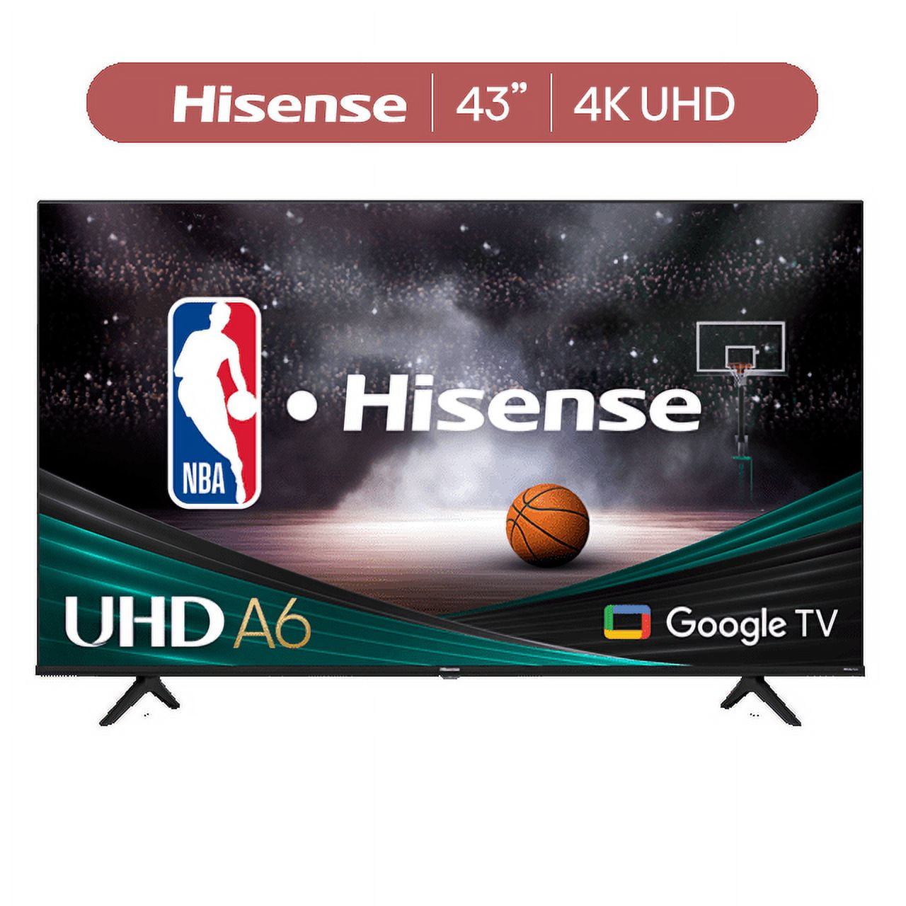 Hisense 43-Inch Class A6 Series Dolby Vision HDR 4K UHD Google