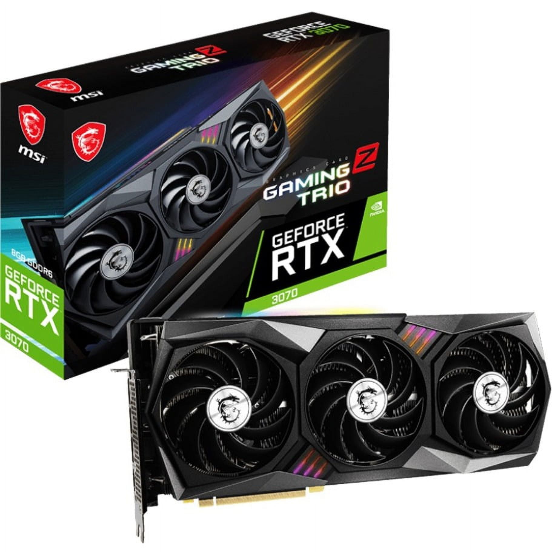 MSI NVIDIA GeForce RTX 3070 8GB GDDR6 GPU Gaming Graphics Card
