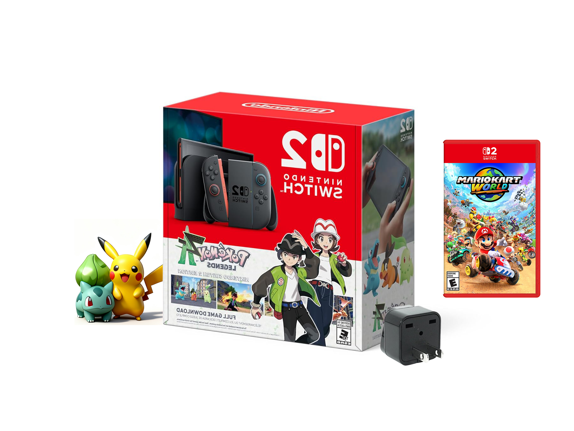 Nintendo Switch™ 2 + Pokémon™ Legends: Z-A + Mario Kart World with
