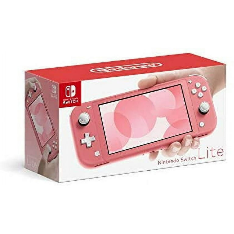 Nintendo Switch Lite, Coral, Handheld Gaming System, Built-in