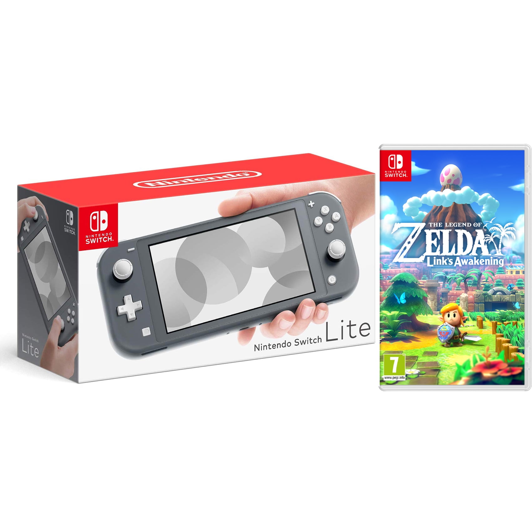 Nintendo Switch Lite 32GB Gray with New Game: The Legend of Zelda