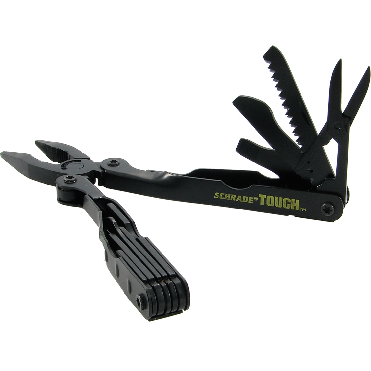 Schrade Tough Tool 21 Function Multi-Tool, Black Stainless Steel