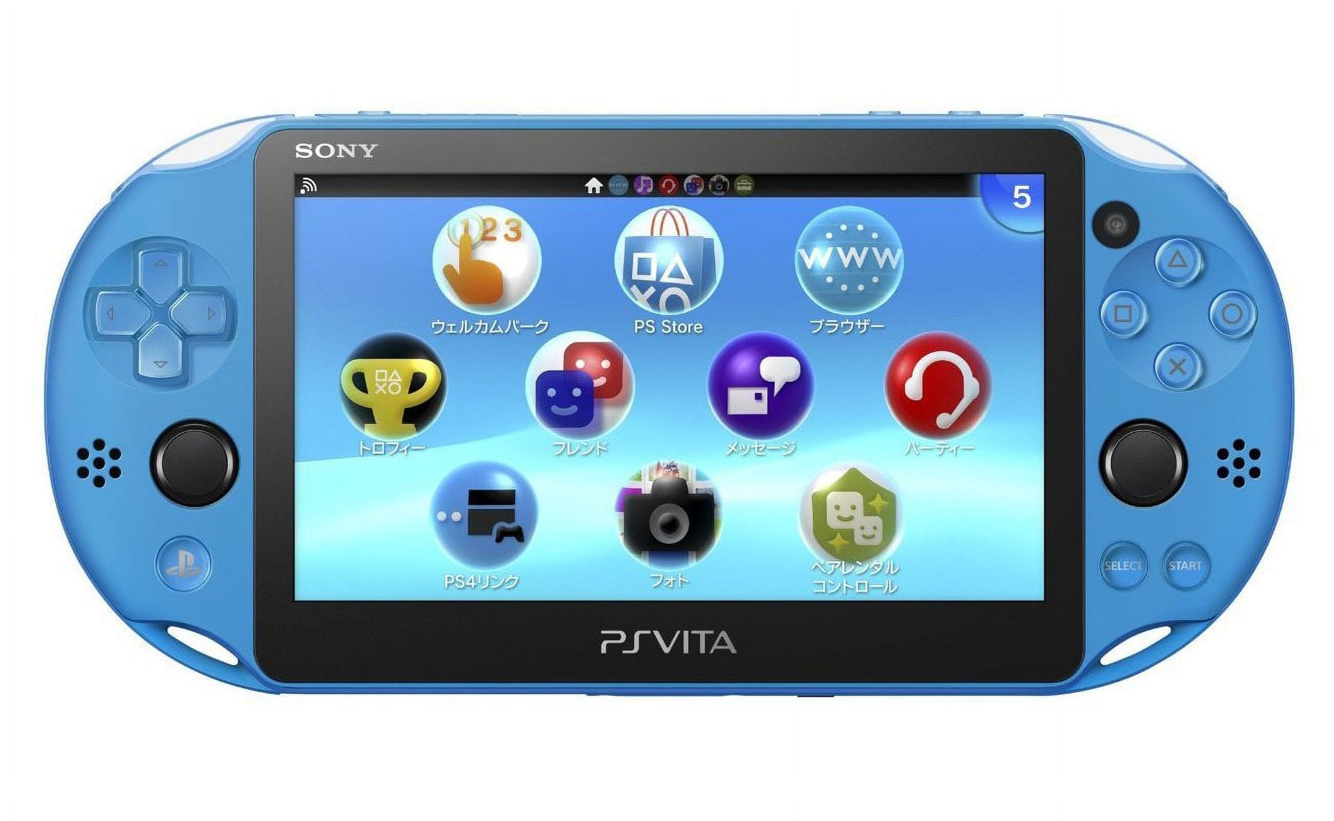 PlayStation Vita Wi-Fi model Aqua Blue (PCH-2000ZA23) Japanese Ver