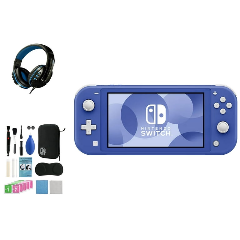 Pre-Owned Nintendo Switch Lite - Blue with BOLT AXTION Cleaning