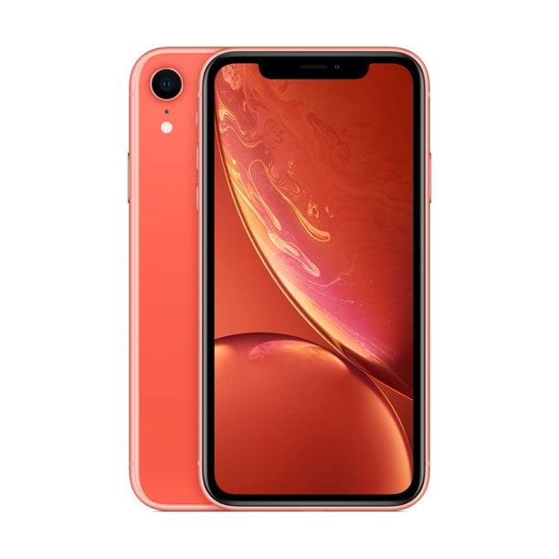 Restored Apple iPhone XR - Fully Unlocked - 64 GB Coral