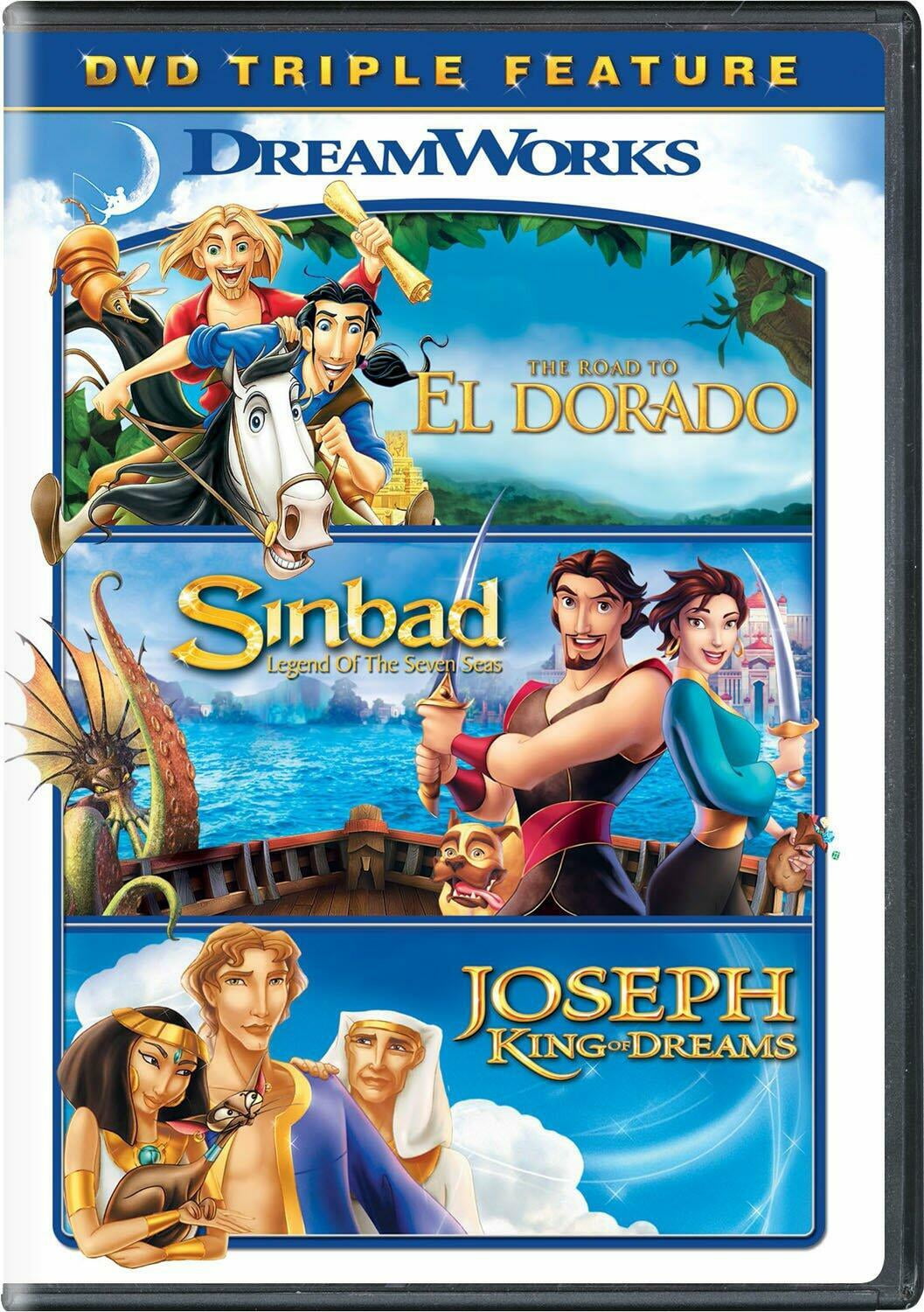 Dreamworks Animated: El Dorado, Sinbad, Joseph King of Dreams (DVD