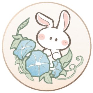 もみじとうさぎさん｜かわいいフリーアイコン・イラストの無料素材