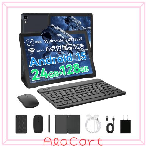 タブレット - FancyDay Android 15 タブレット 10インチ wi-fi6モデル
