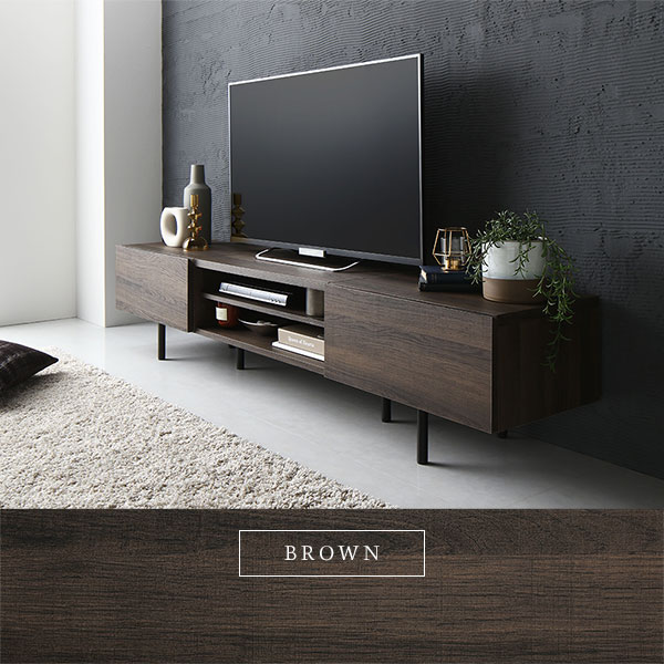 ワイド テレビボード テレビ台 幅 120 cm ストーングレー 脚付き 収納