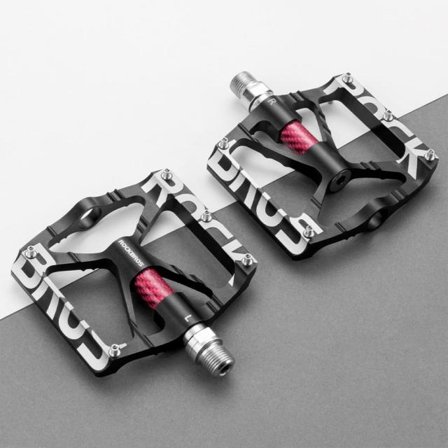 ペダル 自転車 フラットペダル 9/16インチ アルミニウム合金製 波型