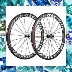 SUPERTEAM 50mm クリンチャ ーホイールセット700c 23mm ロードバイク